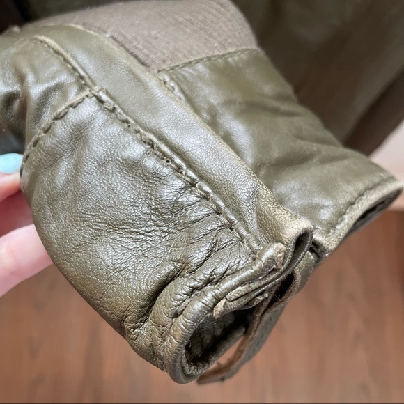 MICHAEL Michael Kors Faux Leather Bomber Jacket - Picture 4 of 10